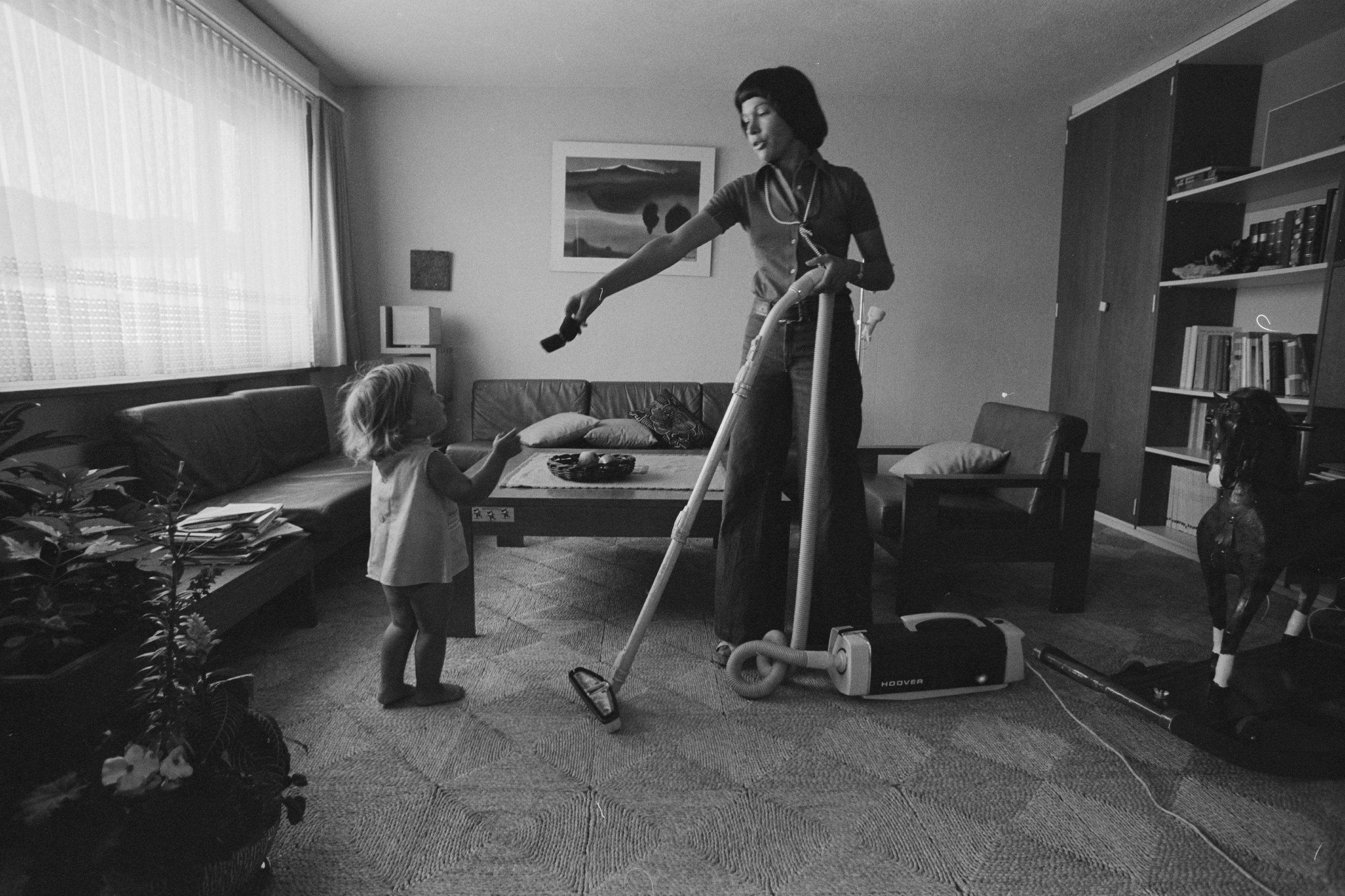 Hausfrau an der Arbeit 1976